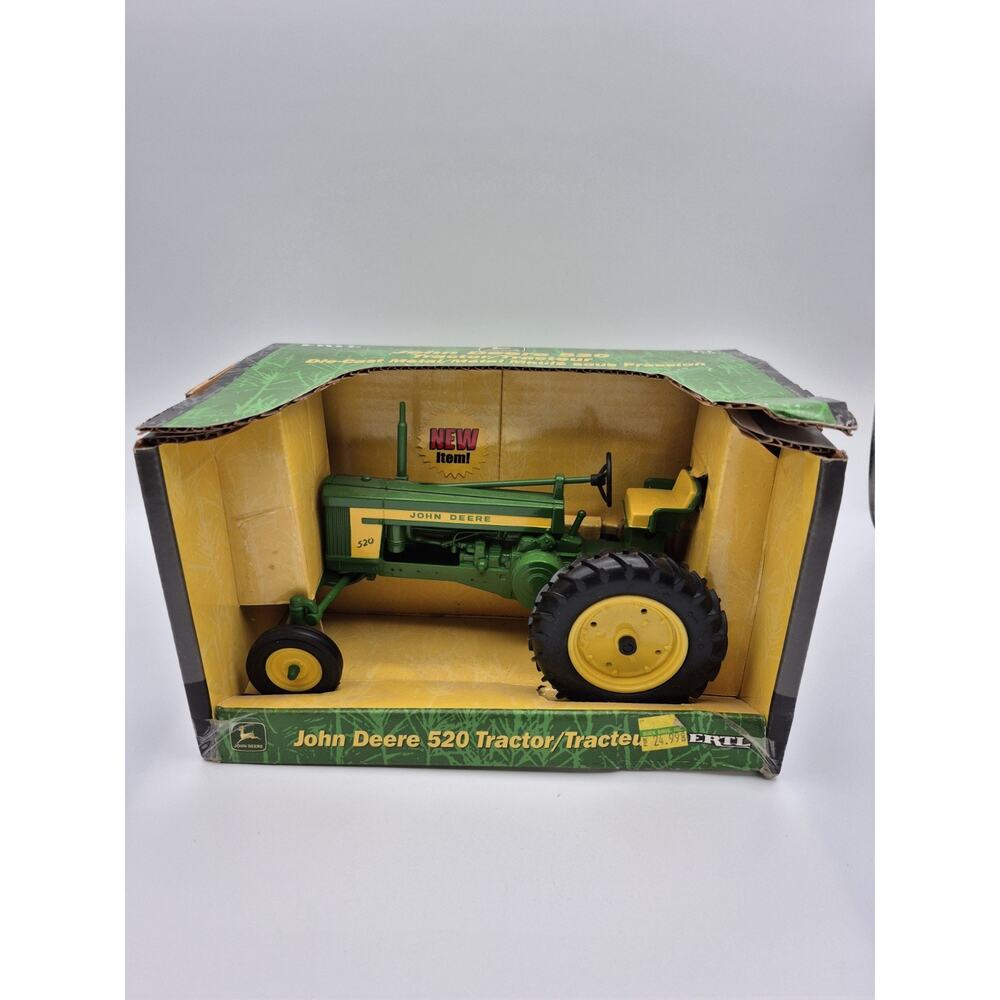 ERTL John Deere 520 Tractor Wide Load 1/16 Scale Die-Cast 2003 New Sealed